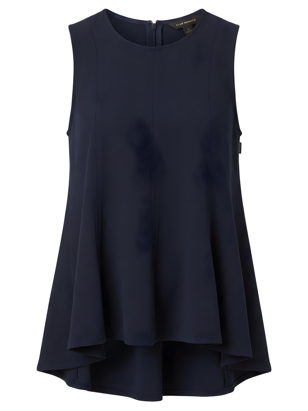 Club Monaco Navy A-Line Sleeveless Top, size M
